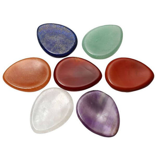 "Discover the Serenity of Crystal Worry Stones: A Perfect Addition to Tranquil Touch and Angel Gem Cards" - Blue Elephant Gift Co