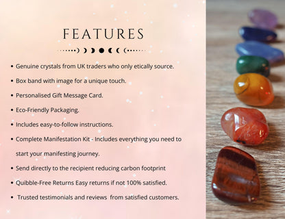 The Manifest your dream home crystal and smudge Kit