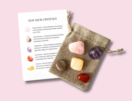 New mum natural crystal set